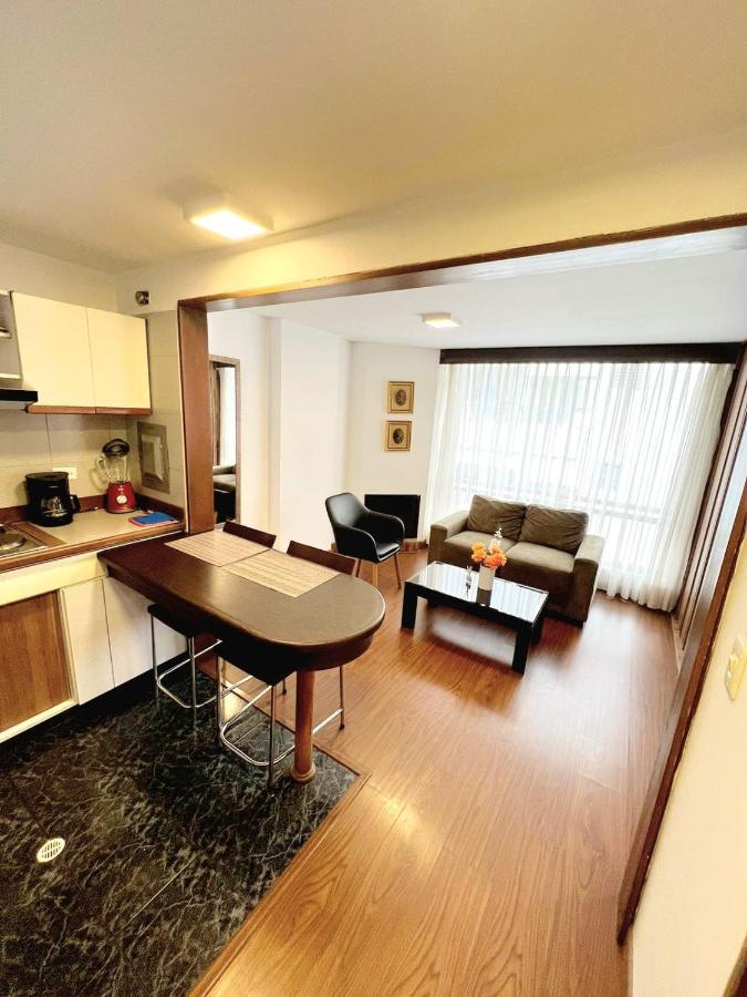 Acogedor Apartasuite Cerca Al Parque De La 93 Bogotá Eksteriør bilde